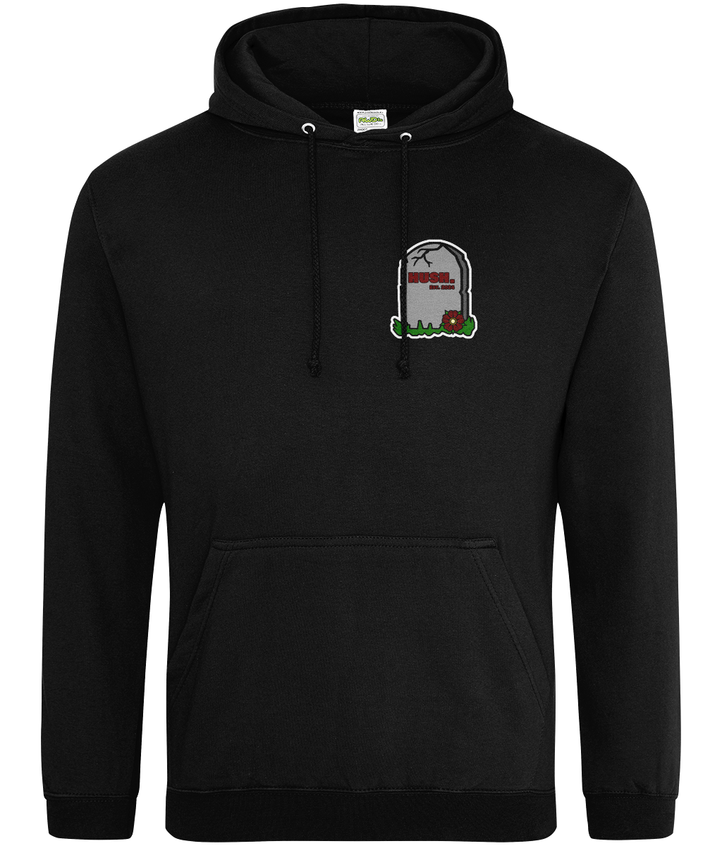 Death Waits Hoodie - HUSH Clothing UK