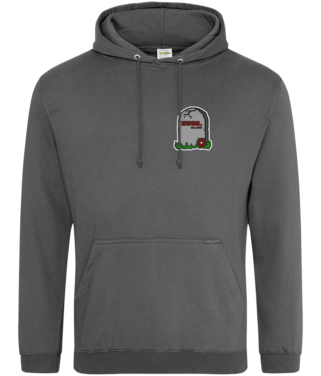 Death Waits Hoodie - HUSH Clothing UK
