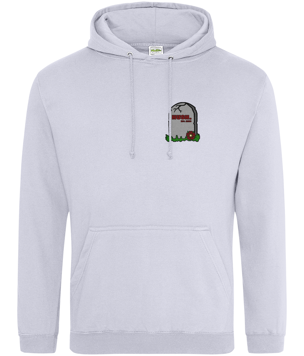 Death Waits Hoodie - HUSH Clothing UK